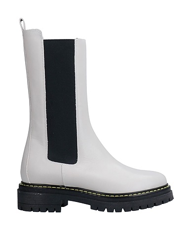 PINKO Bottine Gris clair Cuir de veau