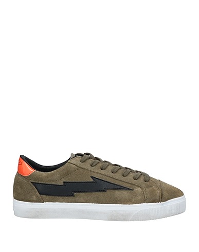 SANYAKO Sneakers Verde militare Pelle