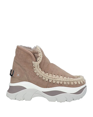 MOU Ankle boot Taupe Leather