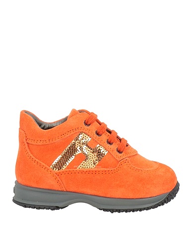 HOGAN Sneakers Orange Leather