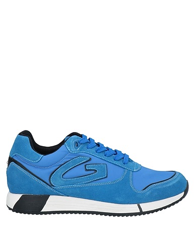 ALBERTO GUARDIANI Sneakers Azure Soft Leather, Textile fibers