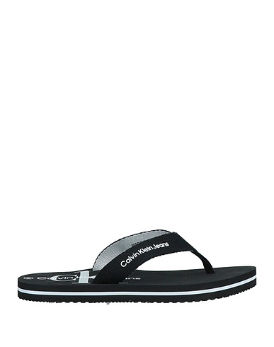 CALVIN KLEIN JEANS Infradito Nero Fibre tessili