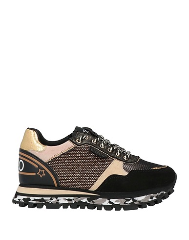 LIU •JO Sneakers Black Textile fibres, Leather