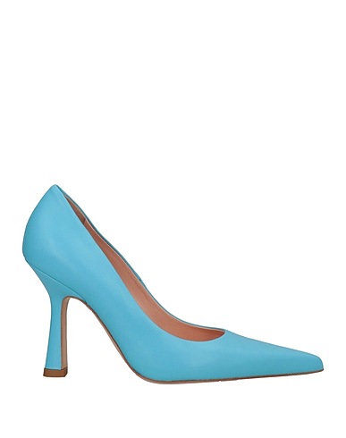LIU •JO Court Turquoise Soft Leather