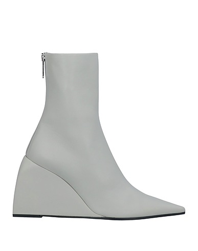OFF-WHITE™ Ankle boot Light grey Soft Leather