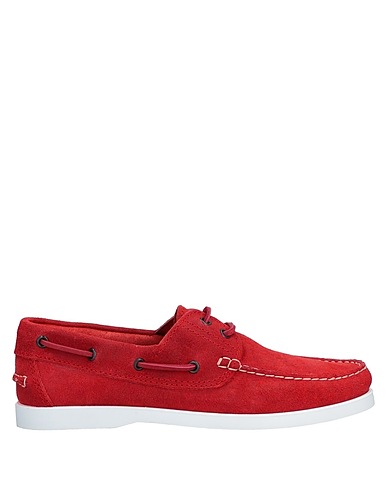 ANGELO PALLOTTA Loafers Red Leather
