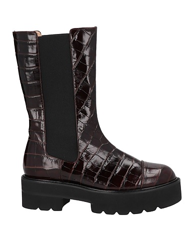STUART WEITZMAN Stiefelette Dunkelbraun Leder