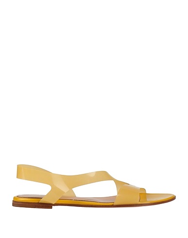 GIANVITO ROSSI Sandals Yellow Plastic