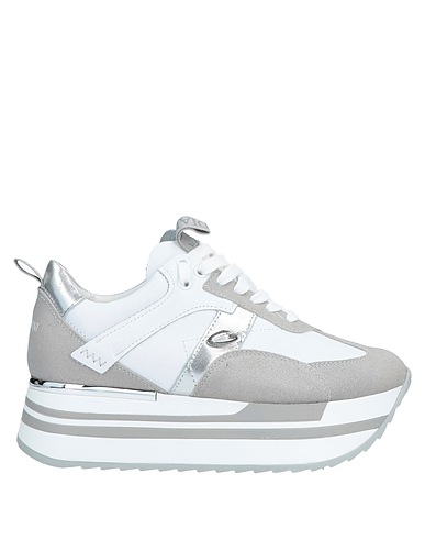 ALBERTO GUARDIANI Sneakers Light grey Leather