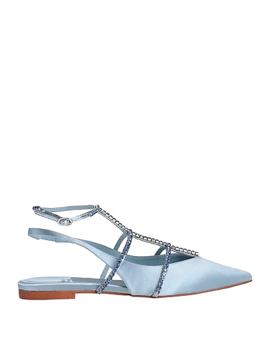 JEFFREY CAMPBELL Ballerinas Himmelblau Gewebefasern
