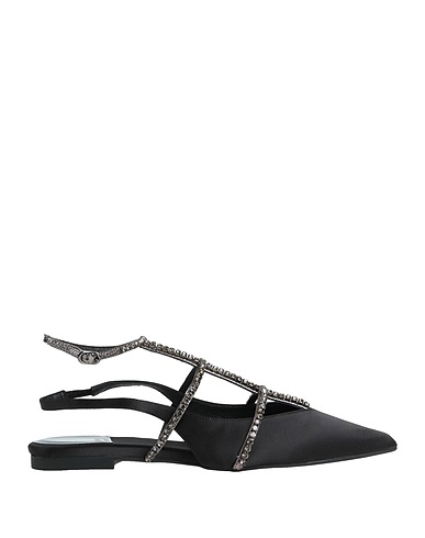 JEFFREY CAMPBELL Ballet flats Black Textile fibres