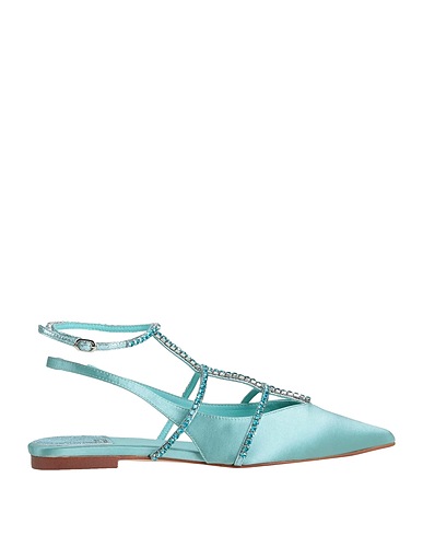 JEFFREY CAMPBELL Ballerine Turchese Fibre tessili