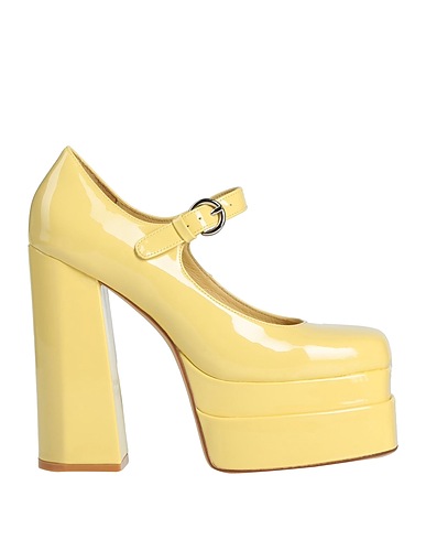 JEFFREY CAMPBELL Court Pastel yellow Textile fibres