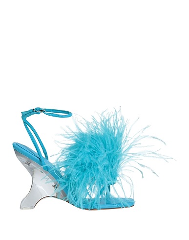 JEFFREY CAMPBELL Flip flops Sky blue Leather