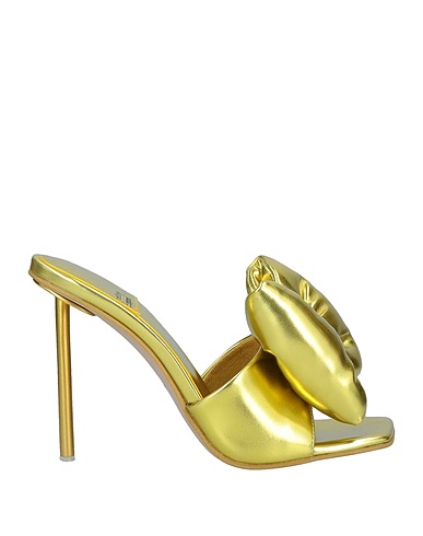 JEFFREY CAMPBELL Sandalen Gold Gewebefasern