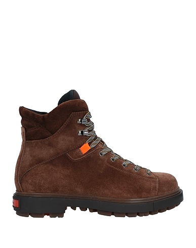 SANTONI Ankle boot Dark brown Leather