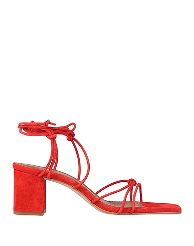 ALOHAS Sandals Orange Leather