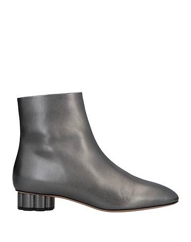 FERRAGAMO Ankle boot Charcoal Calfskin