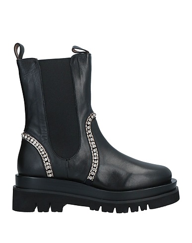 CORAL BLUE Stiefelette Schwarz Leder