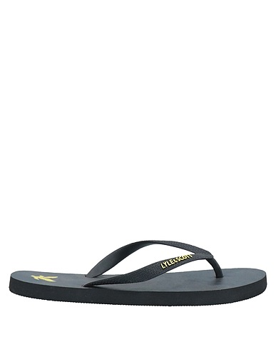 LYLE & SCOTT Flip flops Black Rubber