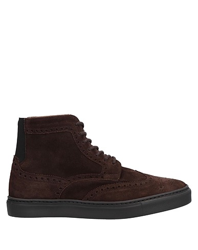CALCE Sneakers Dark brown Soft Leather