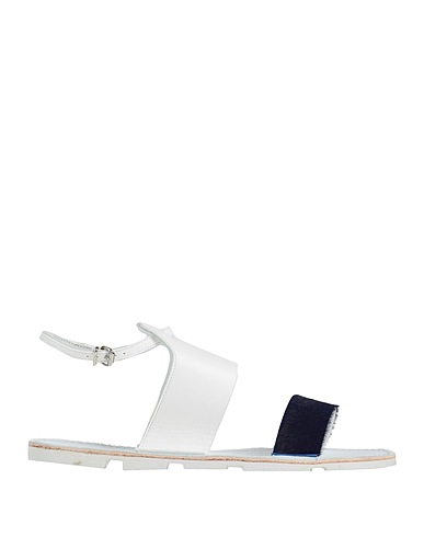STEPHEN VENEZIA Sandals White Soft Leather