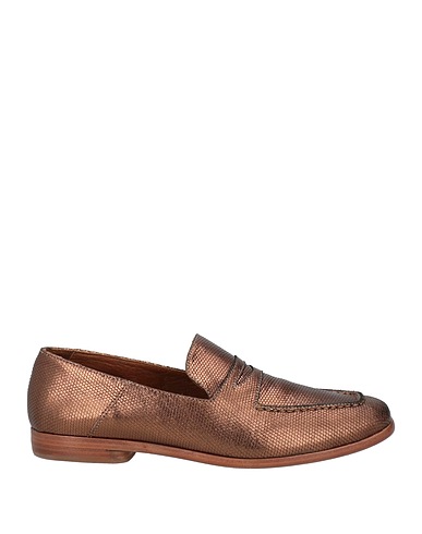 HUNDRED 100 Loafers Bronze Soft Leather
