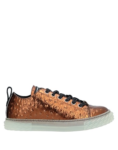 GIUSEPPE ZANOTTI Sneakers Bronze Leather