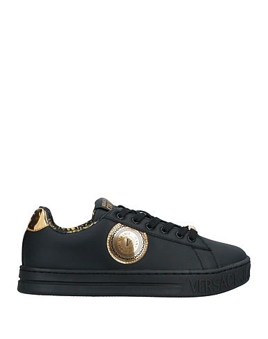 VERSACE JEANS COUTURE Sneakers Black Soft Leather