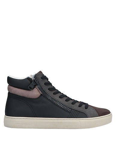 CRIME London Sneakers Dark brown Soft Leather