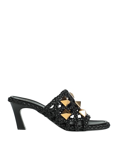 VALENTINO GARAVANI Sandals Black Soft Leather