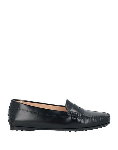 TOD'S Loafers Black Soft Leather