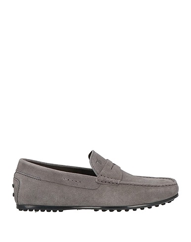 TOD'S Mocassino Grigio Pelle