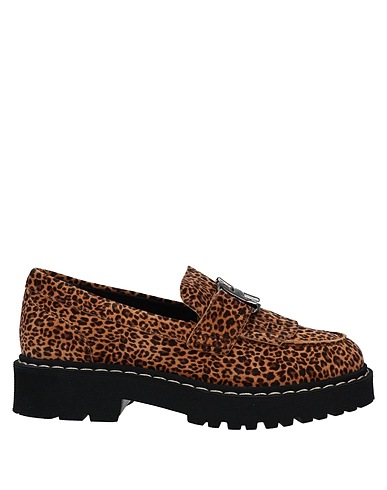 HOGAN Loafers Camel Soft Leather
