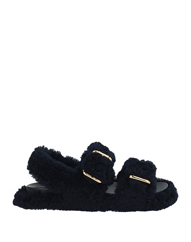 MARNI Sandals Midnight blue Shearling