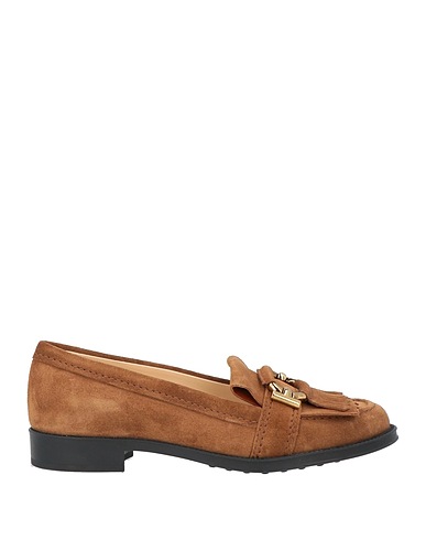 TOD'S Loafers Khaki Soft Leather