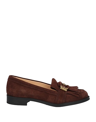 TOD'S Loafers Dark brown Soft Leather
