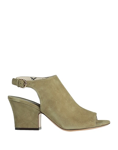 FERRAGAMO Sandals Sage green Calfskin