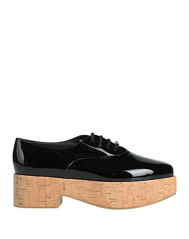 FERRAGAMO Laced shoes Black Calfskin