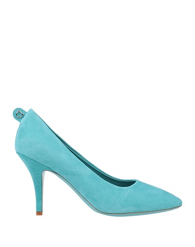 FERRAGAMO Pump Turquoise Calfskin