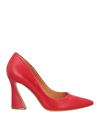 CARRANO Court Tomato red Soft Leather