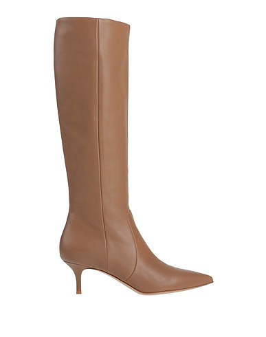 GIANVITO ROSSI Boots Light brown 100% Calfskin