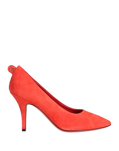 FERRAGAMO Pump Orange Calfskin