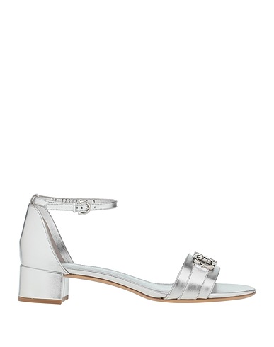 FERRAGAMO Sandals Silver Calfskin