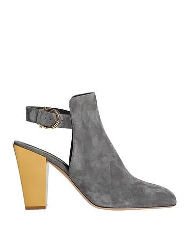 FERRAGAMO Mules and clogs Lead Calfskin