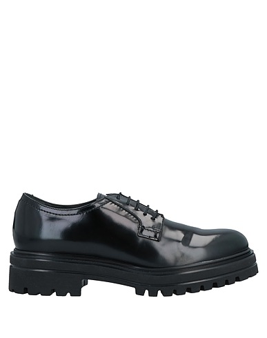 GUGLIELMO ROTTA Laced shoes Black Soft Leather