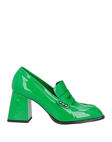 GIAMPAOLO VIOZZI Loafers Green Leather
