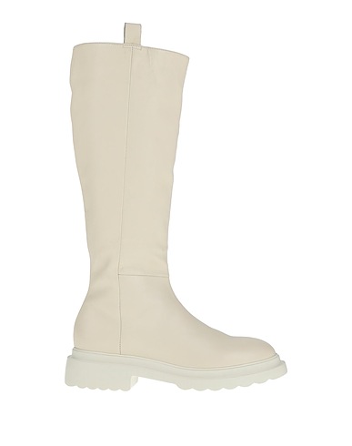 POMME D'OR Boots White Soft Leather