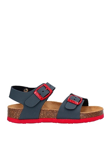 SCHOLL Sandals Midnight blue Textile fibres