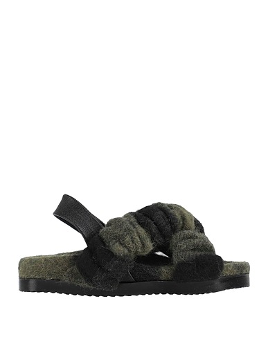 OTTOD'AME Sandals Military green Textile fibres